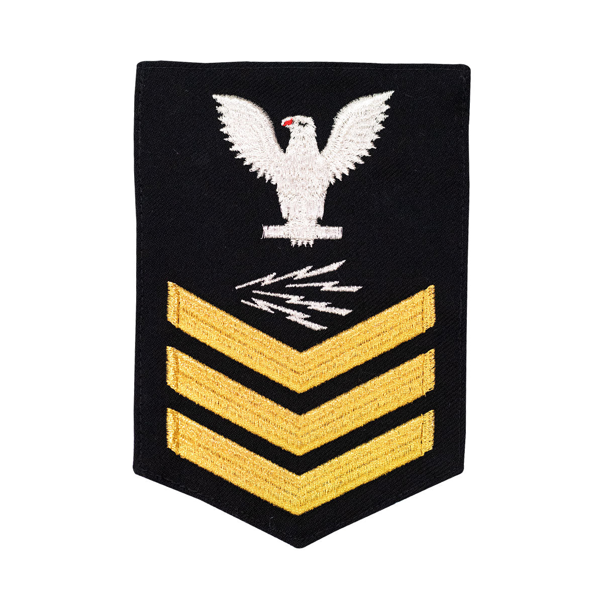 Navy E6 MALE Rating Badge: Information Technician Specialist - blue