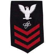 Navy E6 FEMALE Rating Badge: Electronics Tech - New Serge for Jumper