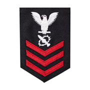Navy E6 FEMALE Rating Badge: Missile Technician - New Serge for Jumper