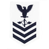 Navy E6 FEMALE Rating Badge: Aviation Maintenance Administration  - white