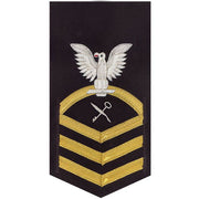 Navy E7 MALE Rating Badge: Retail Services Specialist - vanchief on blue