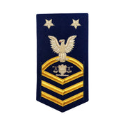 Coast Guard E9 Rating Badge:  Investigator - blue