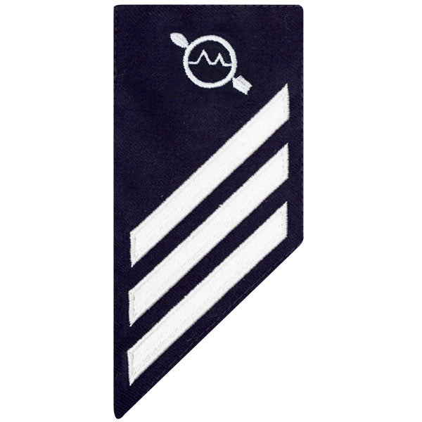 coast guard dress whites Coast Guard E3 Rating Badge: OPERATIONS SPECIALIST