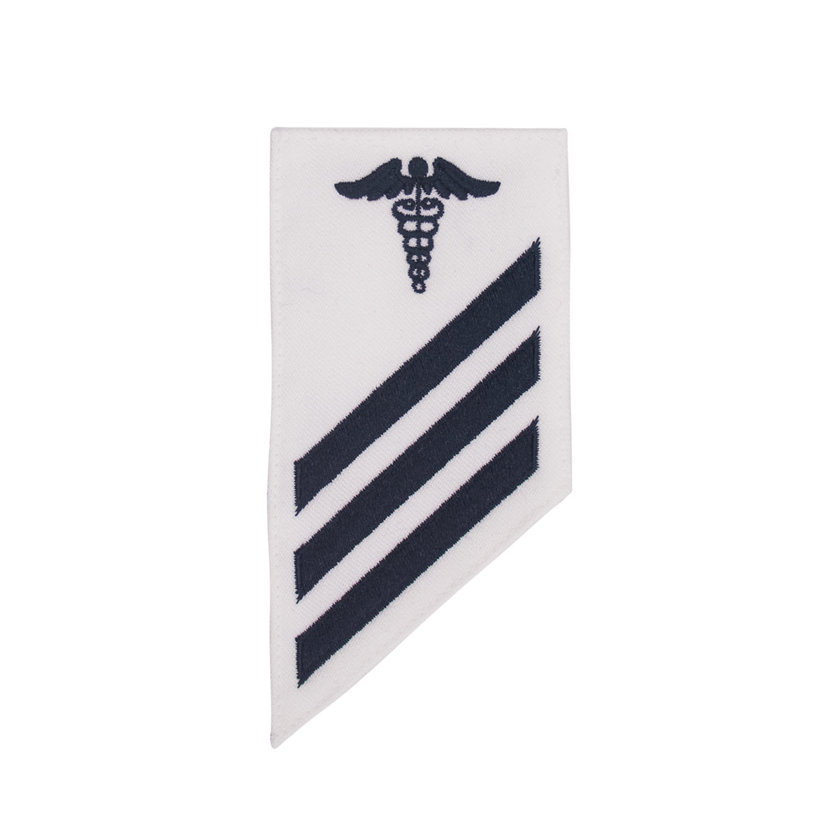 Navy E-3 Combo Rate: HM Hospital Corpsman on white CNT