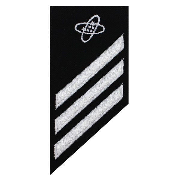 Navy E-3 Combo Rate: Electronics Technician on blue serge