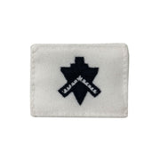 Navy Rating Badge: Striker Mark for BU Builder - white CNT for dress uniforms