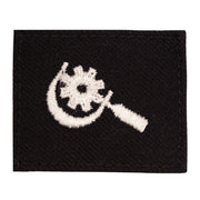 Navy Rating Badge: Striker Mark for MR Machinery Repairmen - Serge for dress blue uniform