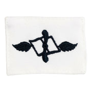 Navy Rating Badge: Striker Mark for AZ Aviation Maintenance Administration - white CNT for dress uniforms