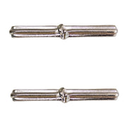 Army Ribbon Attachments: Good Conduct - 1 knot, silver oxidize