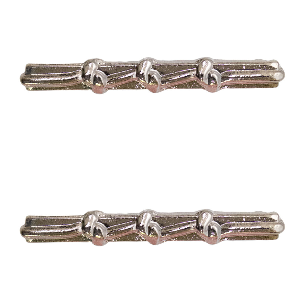 Army Ribbon Attachments: Good Conduct - 3 knot, silver oxidize