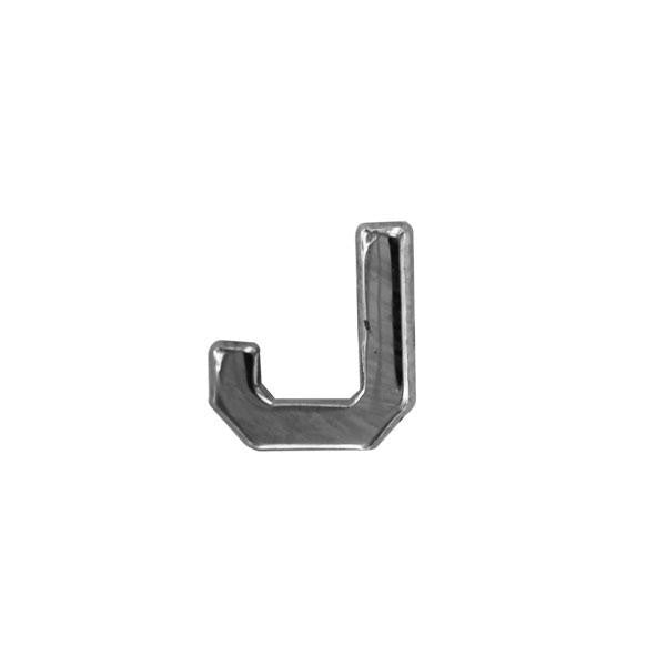 Young Marines Ribbon Attachment: Letter "J" - Silver