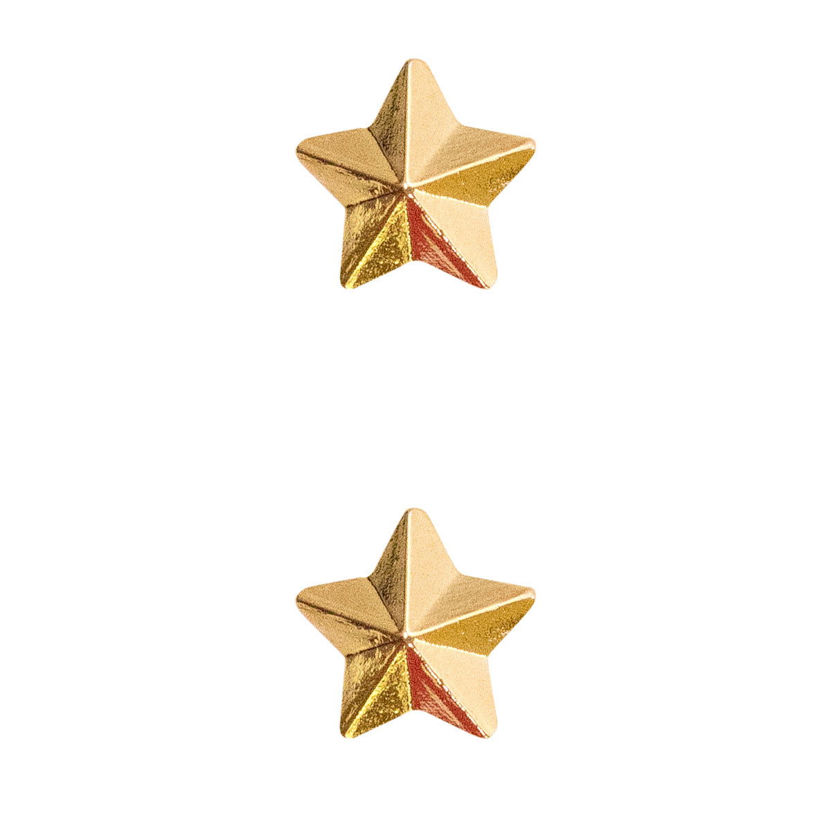 Ribbon Attachments: Star - 5/16 inch gold