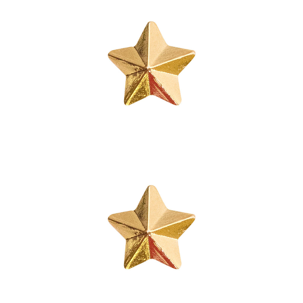 Ribbon Attachments: Star - 5/16 inch gold