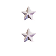 Ribbon Attachments: Star - 5/16 inch silver