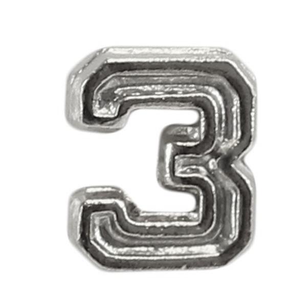 Ribbon Attachments: Strike Flight Number 3 - silver