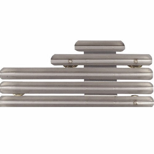 Ribbon Mounting Bar: Fits 12 Ribbons Staggered Right Air Force - metal