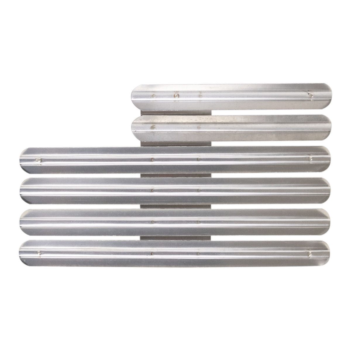 Ribbon Mounting Bar: Fits 16 Ribbons Staggered Right - metal