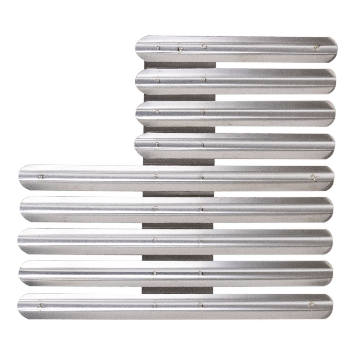 Ribbon Mounting Bar: Fits 23 Ribbons Staggered Right - metal
