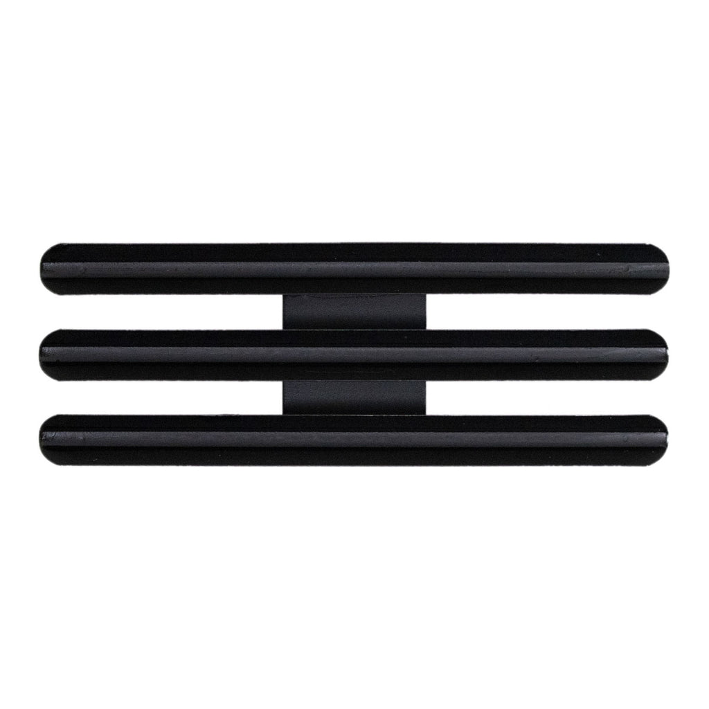 Ribbon Mounting Bar: 9 Ribbons - black metal 1/8