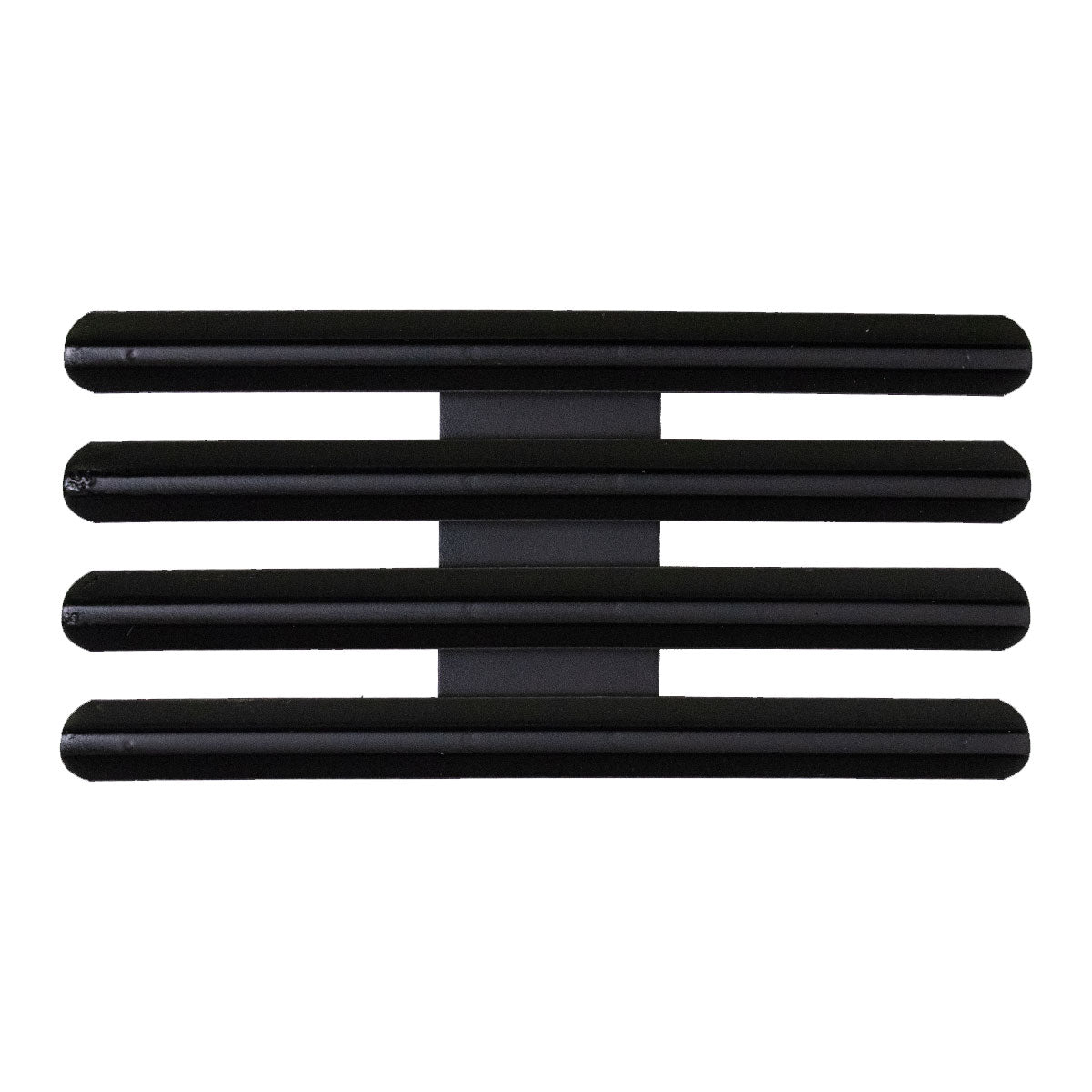 Ribbon Mounting Bar: 12 Ribbons - black metal 1/8" space