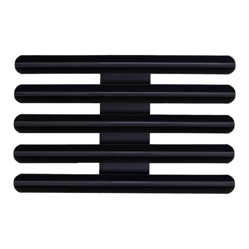 Ribbon Mounting Bar: 15 Ribbons - black metal 1/8