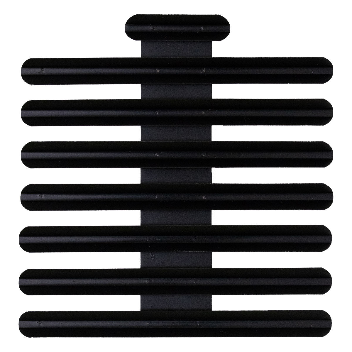 Ribbon Mounting Bar: 22 Ribbons - black metal 1/8" spacing