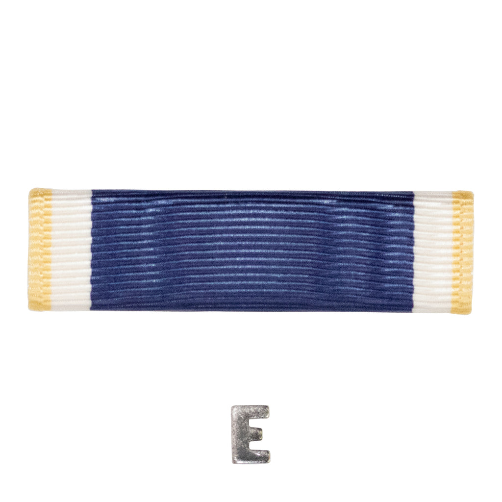 Ribbon Unit: Navy E for Efficiency with letter E for Efficiency