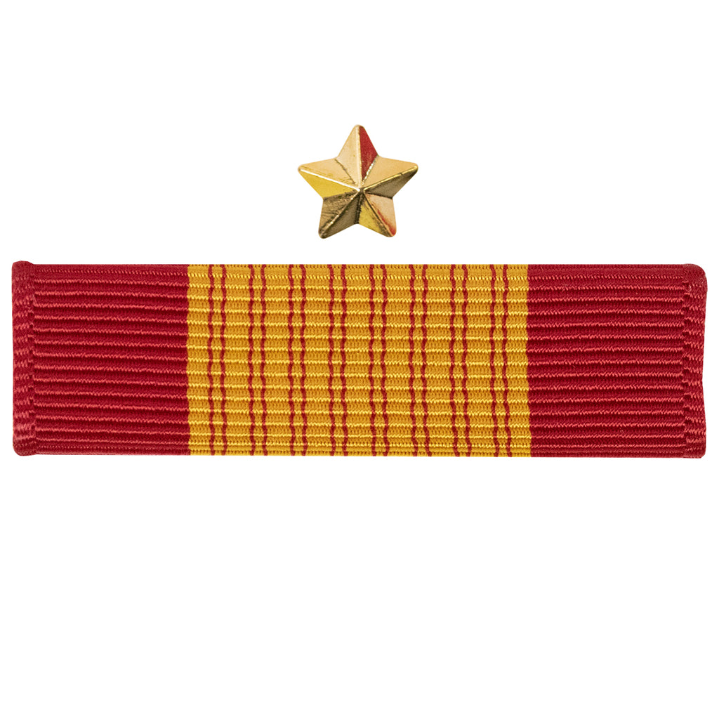 Ribbon Unit: Vietnam Armed Forces Gallantry Cross with gold star