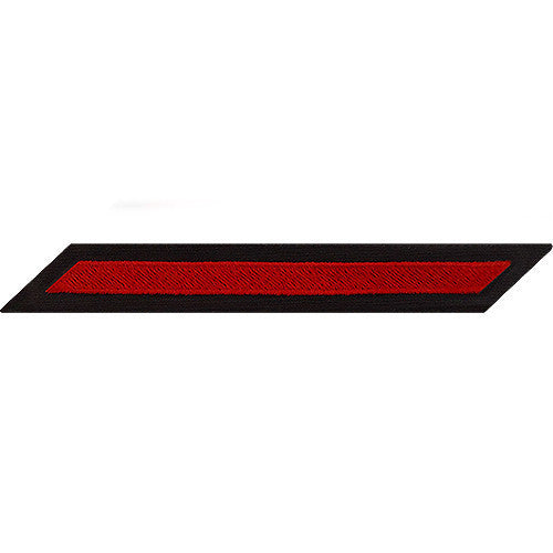 Navy Enlisted Male Hash Marks: Red Embroidered on Blue Serge - set of 1