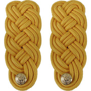 Army Shoulder Knot: Gold Color Rayon - female