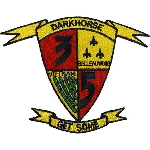 3/5 Dark Horse Velcro PVC Patch, USMC, Marines, USN, Navy, Sailors, Camp  Pendleton, Dark Horse, Get Some, Military patches