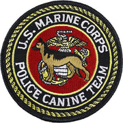 Marine Corps Shoulder Patch: U.S.M.C. Police Canine Team