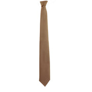 Male Khaki Tie: Clip-on - khaki