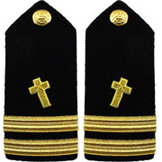 Navy Shoulder Board: Lieutenant Christian Chaplain - male