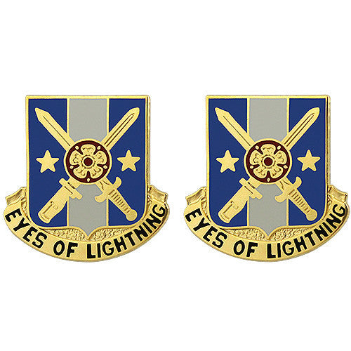 Army Eyes of Lightning 125th Military Intelligence Battalion Crest