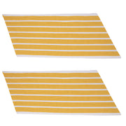 Army Service Stripe: Gold Embroidered on White - male, set of 7