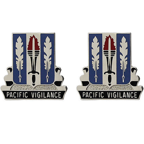 Army Crest: 205th Military Intelligence Battalion - Pacific Vigilance