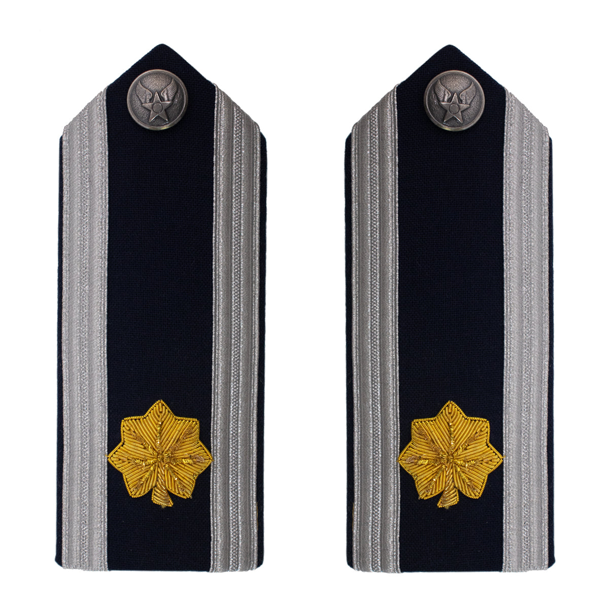 Air Force Epaulets - Enlisted and Officer - Small Size, O-4 Major Air Force Epaulets - Enlisted and Officer - Small Size, O-4 Major