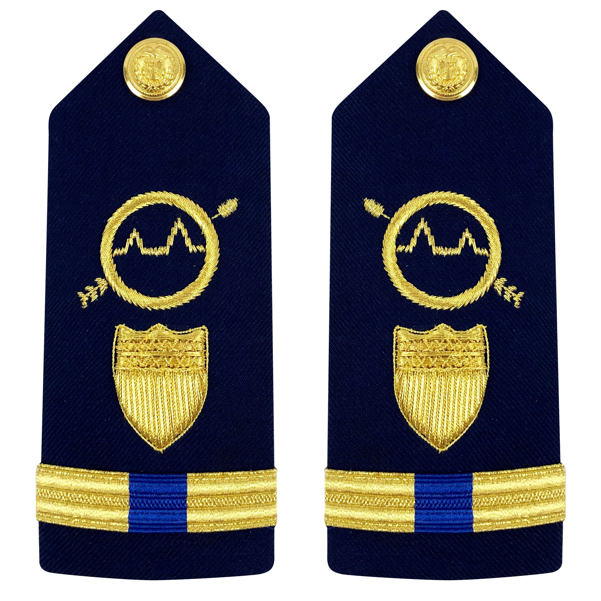 Coast Guard Shoulder Board: Warrant Officer 4 Operations Systems