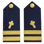 Coast Guard Shoulder Board: Lieutenant Christian Chaplain