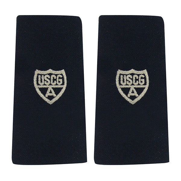 Coast Guard Auxiliary Shoulder Board: Enhanced Member - Silver A