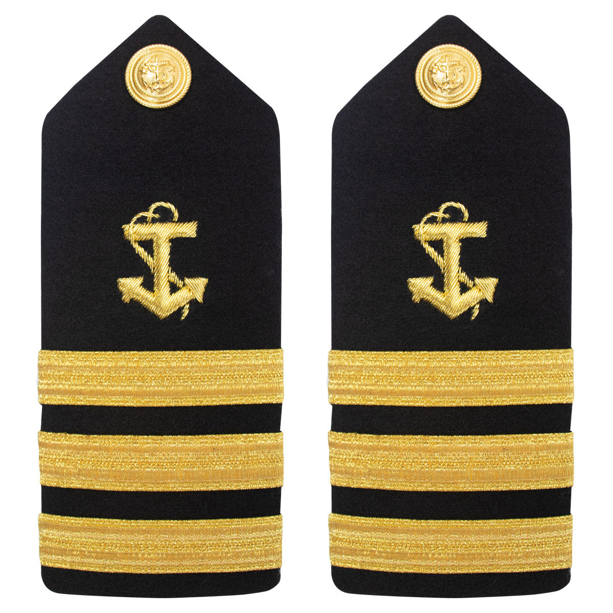 Merchant Marine Shoulder Board: Anchor Commander
