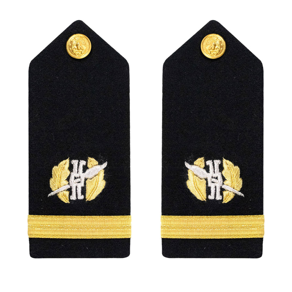 Navy Shoulder Board: Ensign Law Community - male