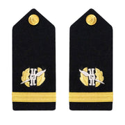 Navy Shoulder Board: Ensign Law Community - male