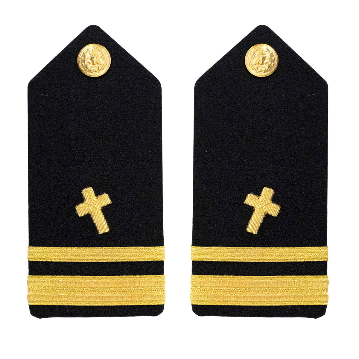 Navy Shoulder Board: Lieutenant Junior Grade Christian Chaplain - female
