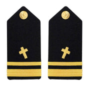 Navy Shoulder Board: Lieutenant Junior Grade Christian Chaplain - female