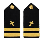 Navy Shoulder Board: Lieutenant Christian Chaplain - female