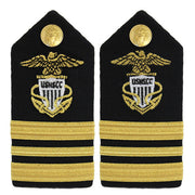USNSCC / NLCC - Lieutenant Commander (LCDR) Hard Shoulder Board (Female)