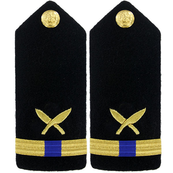 Navy Shoulder Board: Warrant Officer 4 Ship Clerk - Male