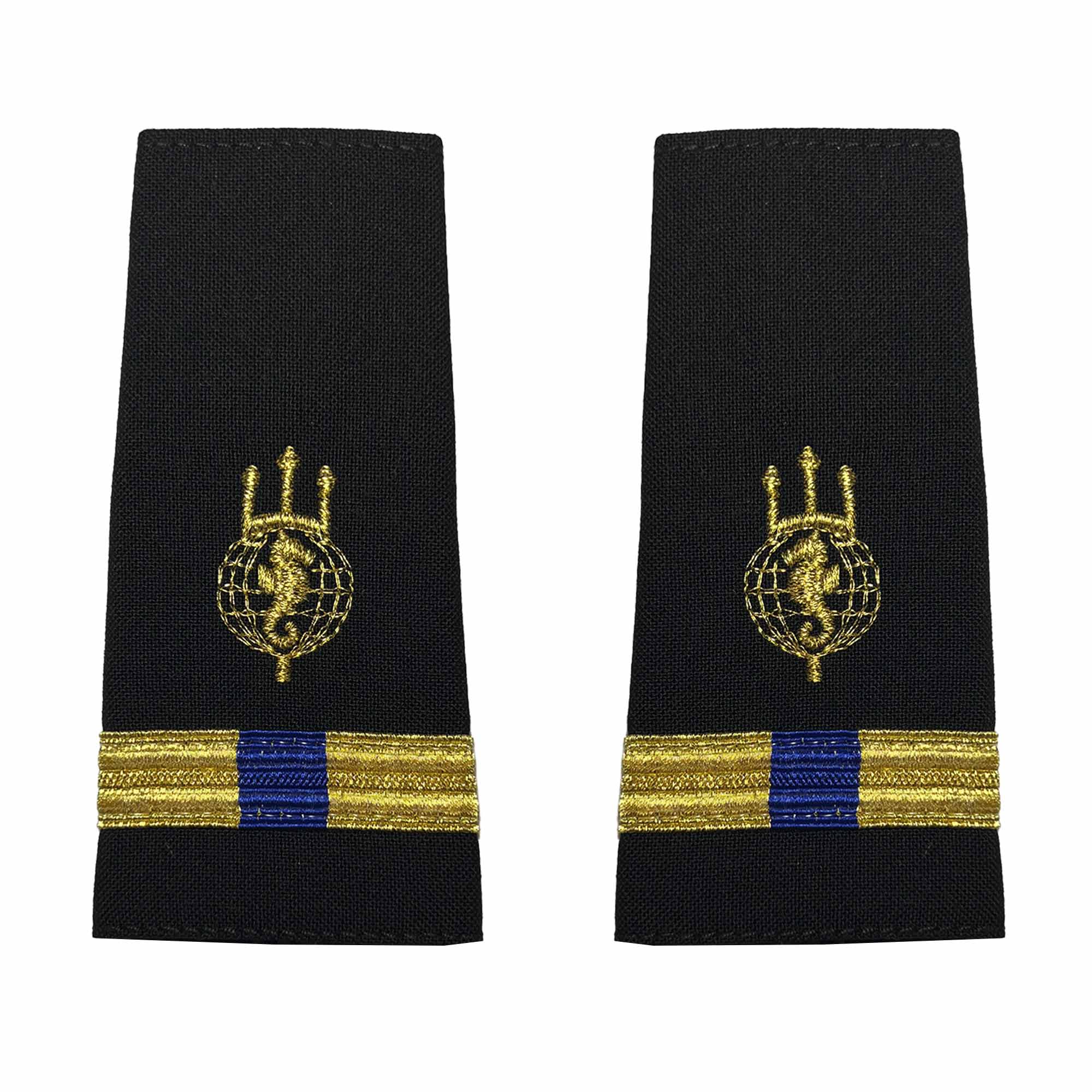 Navy Soft Shoulder Mark: Warrant Officer 4 Acoustic Technician